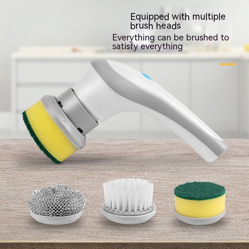 Brosse de nettoyage électrique 4 en 1, nettoyeur rotatif, brosse de nettoyage électrique sans fil, portable