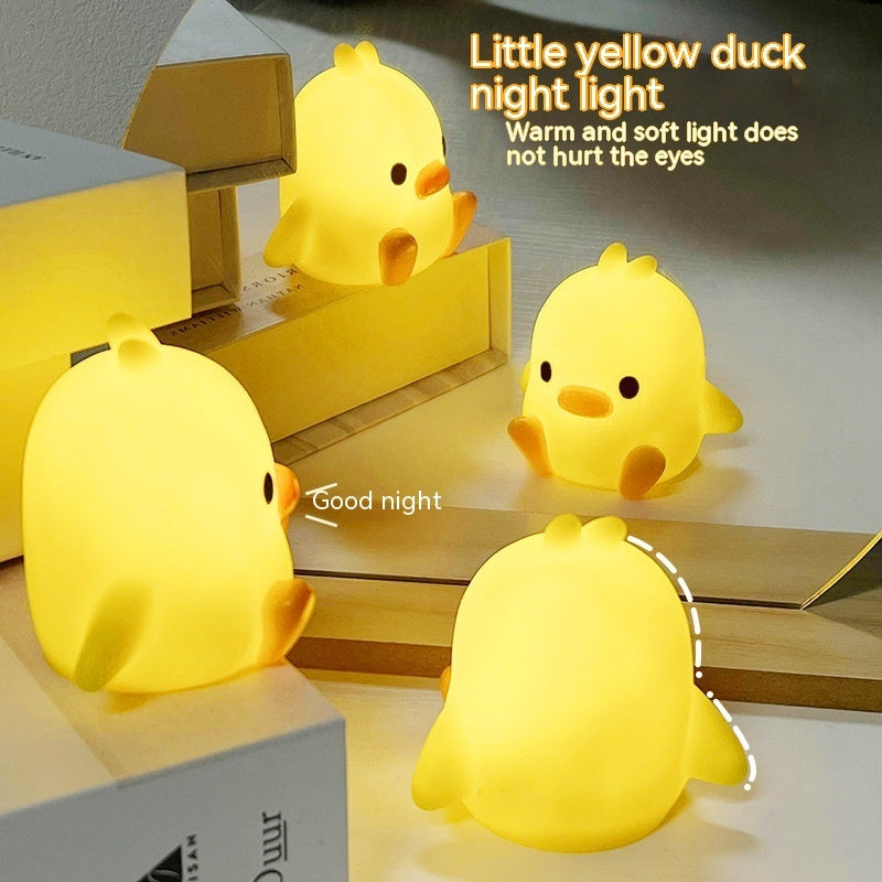 Petite canard jaune Petite lampe de nuit Lampe de chevet Lampe de table débranchée Lumière d'ambiance