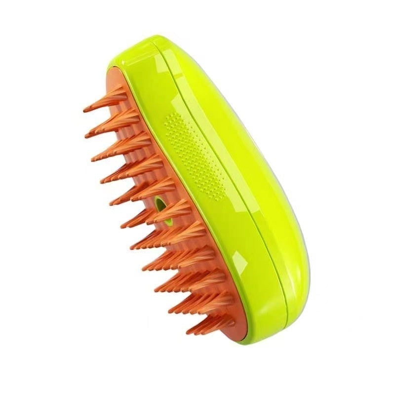 Brosse à vapeur 3 en 1 pour chat, brosse à vapeur pour chien, brosse à poils de chat électrique pour massage, peigne de toilettage pour animaux de compagnie, peignes d'épilation