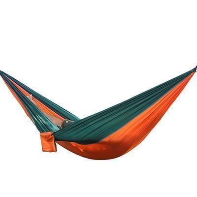 Hamac de randonnée - Hamac double en nylon parachute portable pour extérieur