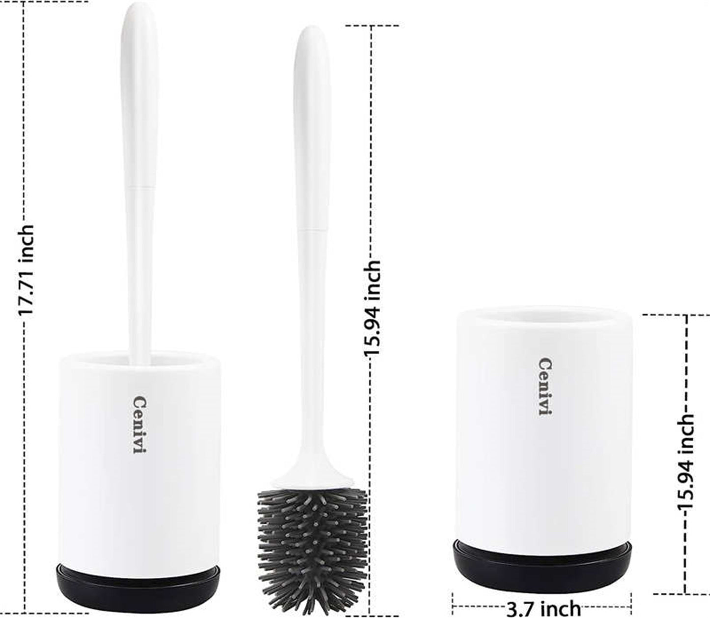 Ensemble de brosses de nettoyage de toilettes simples et tendance pour la maison