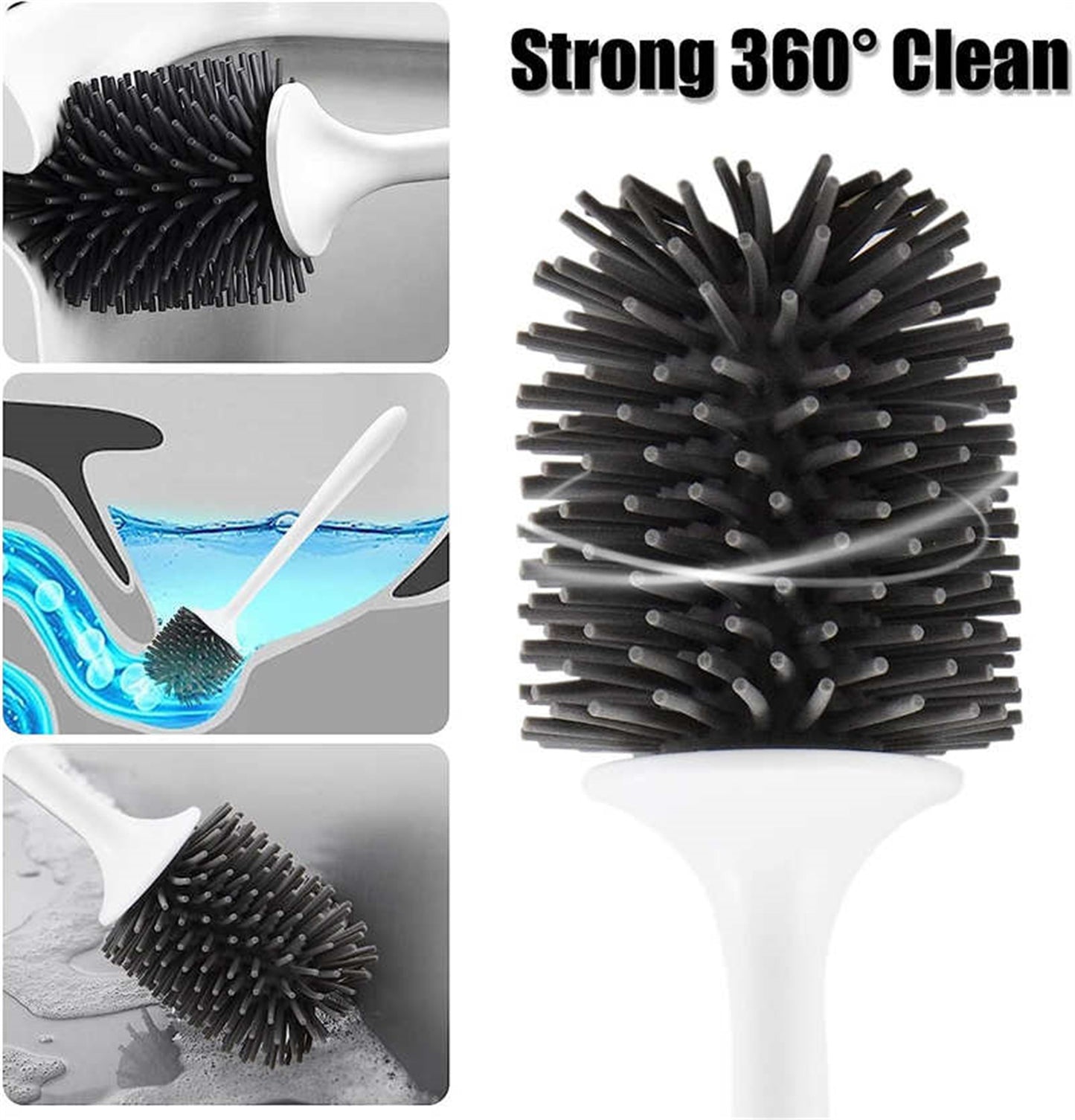 Ensemble de brosses de nettoyage de toilettes simples et tendance pour la maison