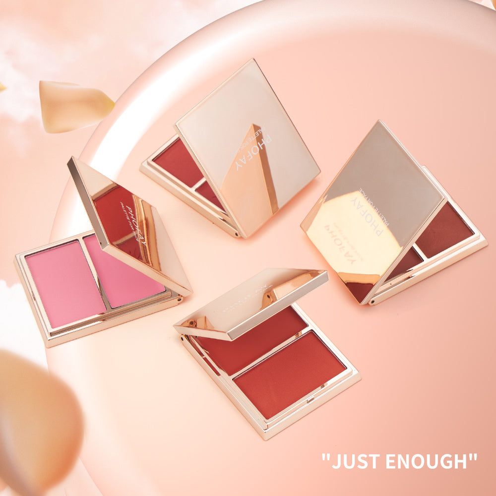 Crème et poudre blush duo PHOFAY Double-Take