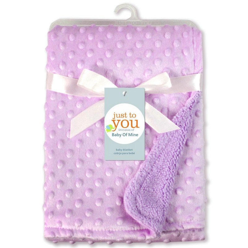 Couverture en polaire à pois pour bébé, enveloppe de nouveau-né, couverture de lit pour bébé.