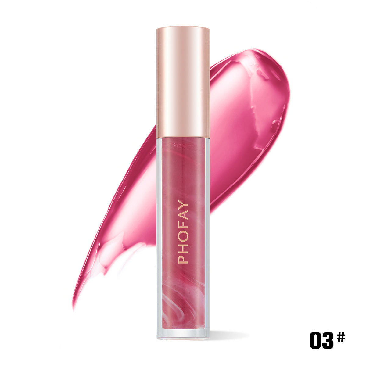 PHOFAY Rose Éclat Hydratant Gloss à Lèvres