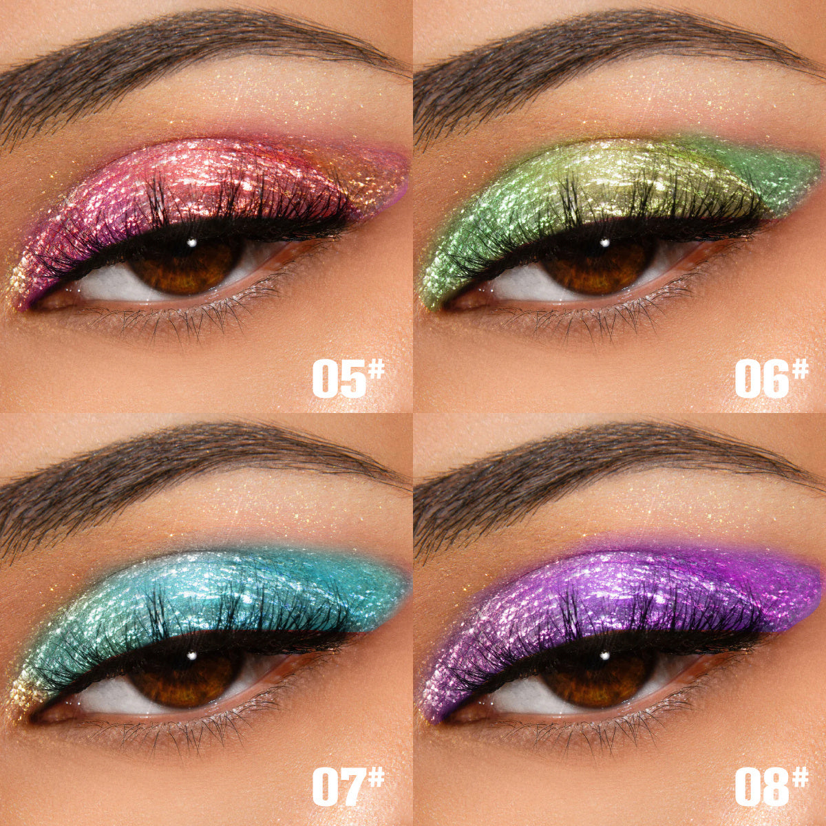 Ensemble d'ombres multichromes PHOFAY Chameleon