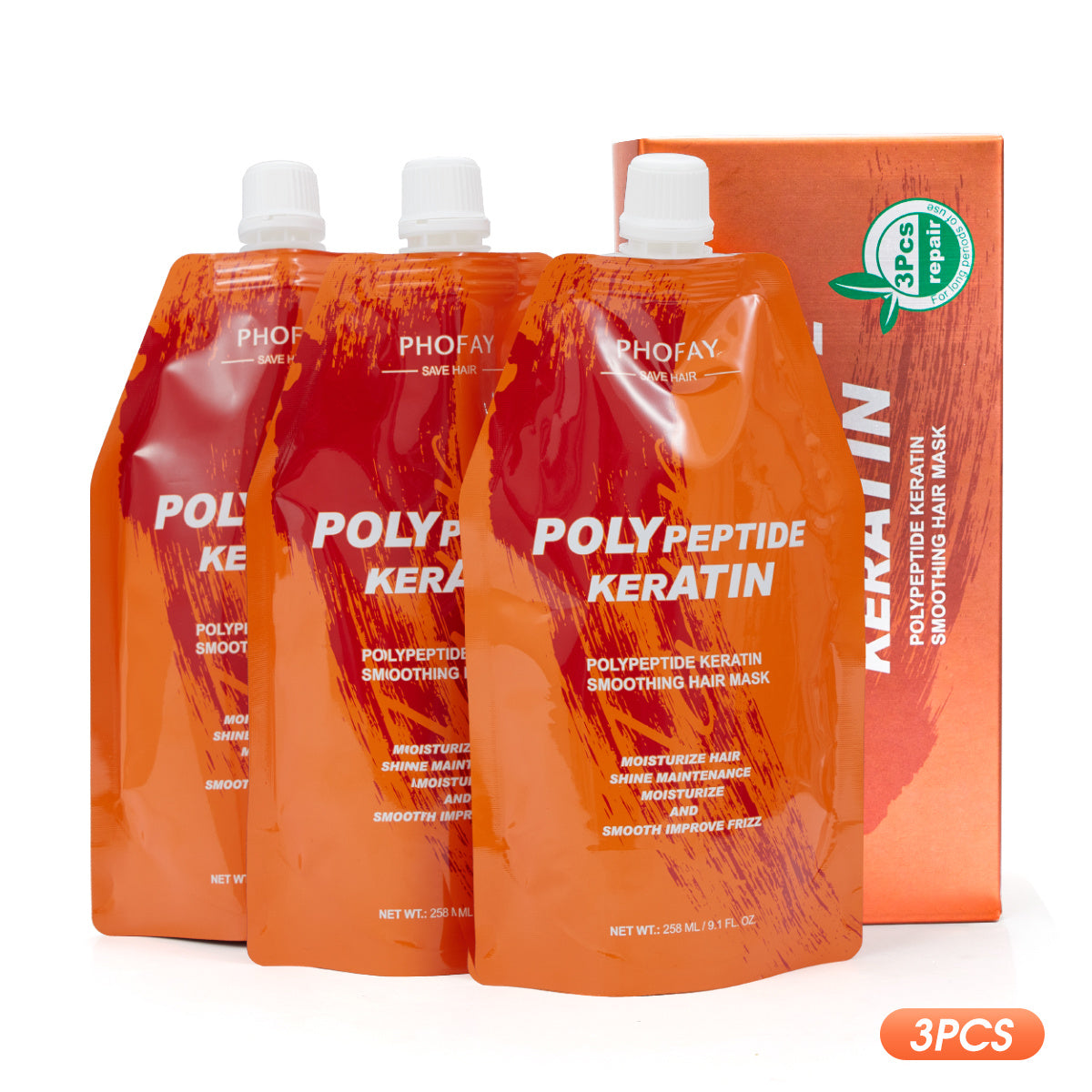 PHOFAY POLY CRÈME DE RESTAURATION CAPILLAIRE BRÛLÉE À LA KÉRATINE