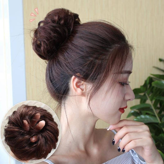 Bandeau pour cheveux de perruque Bandeau pour cheveux en chignon Simulation mate moelleuse