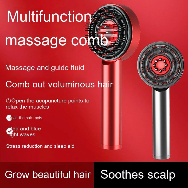 Massage de cuir chevelu Fluffy Comb, soins capillaires infrarouges et beauté.