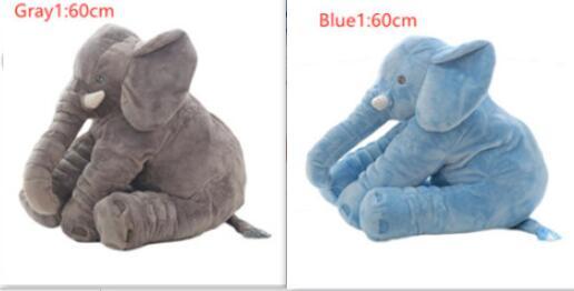 Coussin en peluche éléphant pour le confort et le sommeil des bébés.