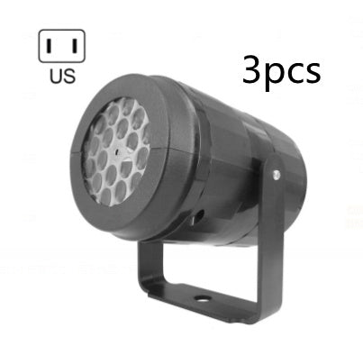 Lumières de fête de Noël, projecteur de flocons de neige, lumière LED, lumière de scène, motif de Noël tournant, éclairage de vacances en extérieur, décoration de jardin pour Noël.