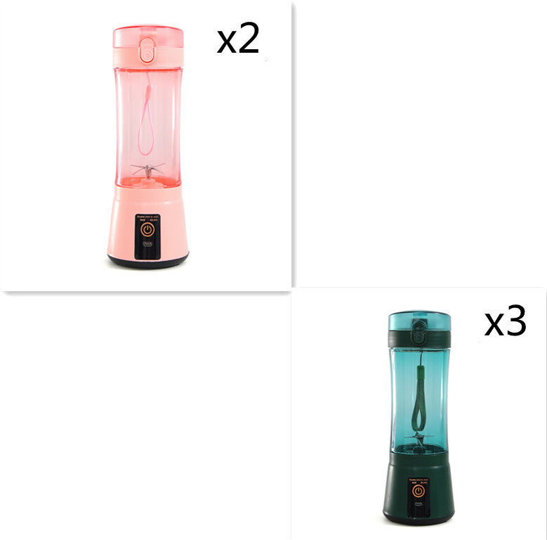 Extracteur de jus de fruits électrique portable sans fil, mixeur mini rechargeable par USB, machine à smoothie multifonction pour l'été, fournitures de cuisine.