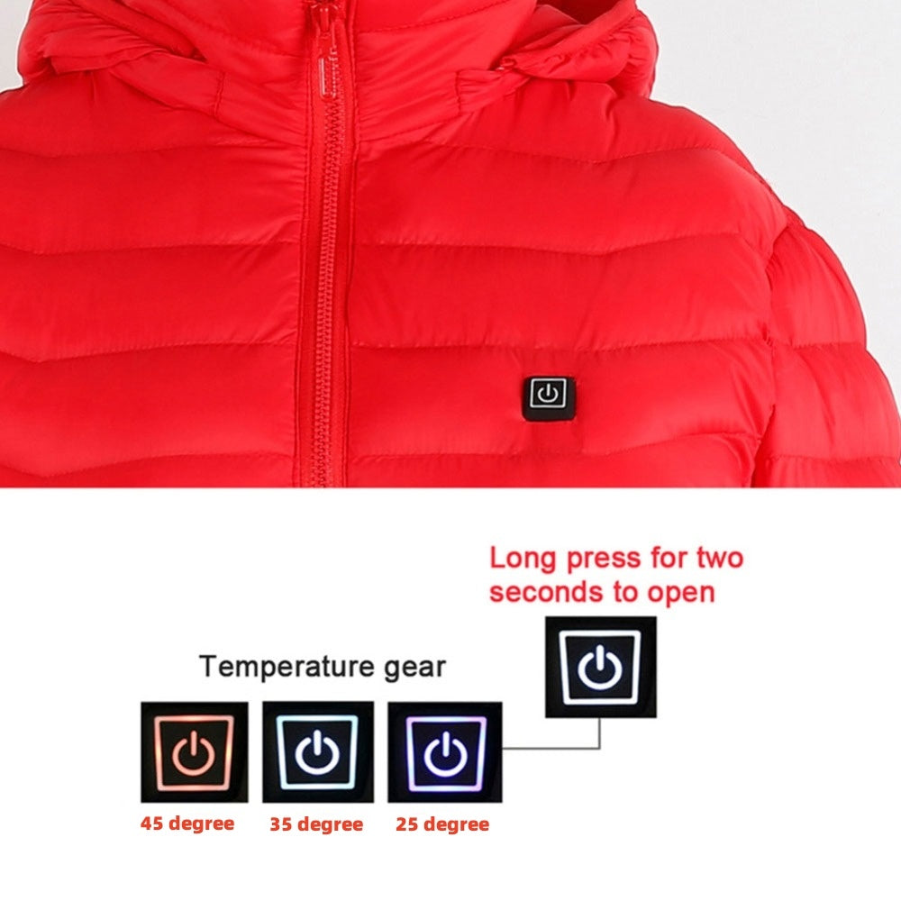 Nouvelle veste chauffante manteau USB veste électrique manteau en coton chauffage vêtements thermiques gilet chauffant vêtements pour hommes hiver