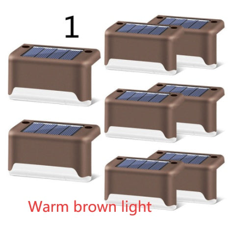 Nouvelle lampe de clôture solaire LED étanche à mise à niveau, lumières de terrasse solaires, lumière de marche solaire extérieure pour patio, escaliers, jardin, allée, pas de jardin.