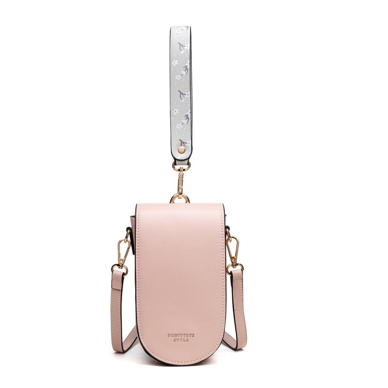 Sac pour téléphone portable version coréenne sac à main multifonctionnel en PU