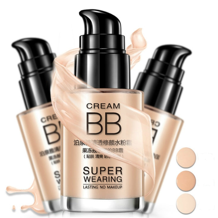 Crème hydratante claire et élégante, crème BB de maquillage nude, correcteur de maquillage, crème BB hydratante.