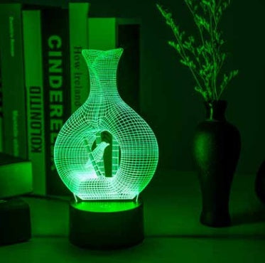 Lampe LED créative en 3D pour la nuit