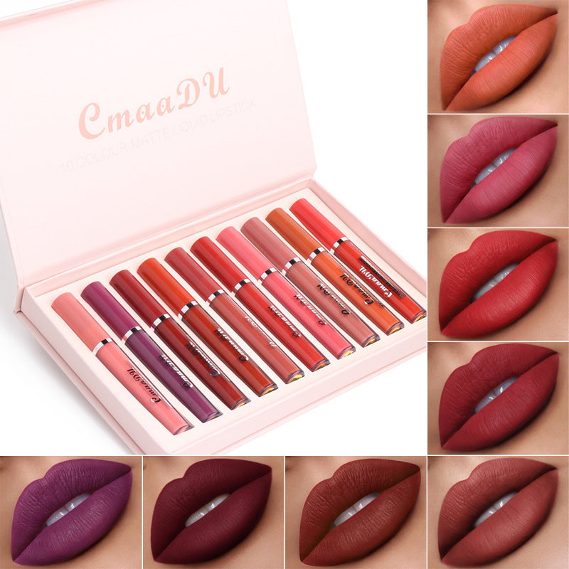 Waterproof Matte Lipstick No Stickiness for Women