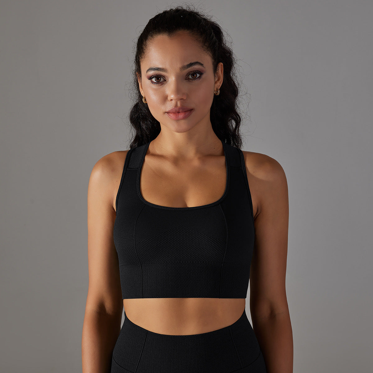 Nouveaux vêtements de yoga sans couture à séchage rapide, soutien-gorge de sport push-up antichoc au dos de beauté sexy