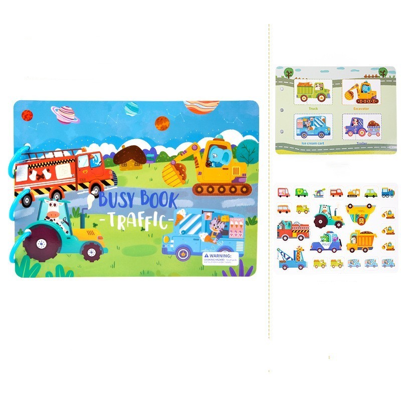 Livre d'activités pour enfants Jouets éducatifs Collage répété