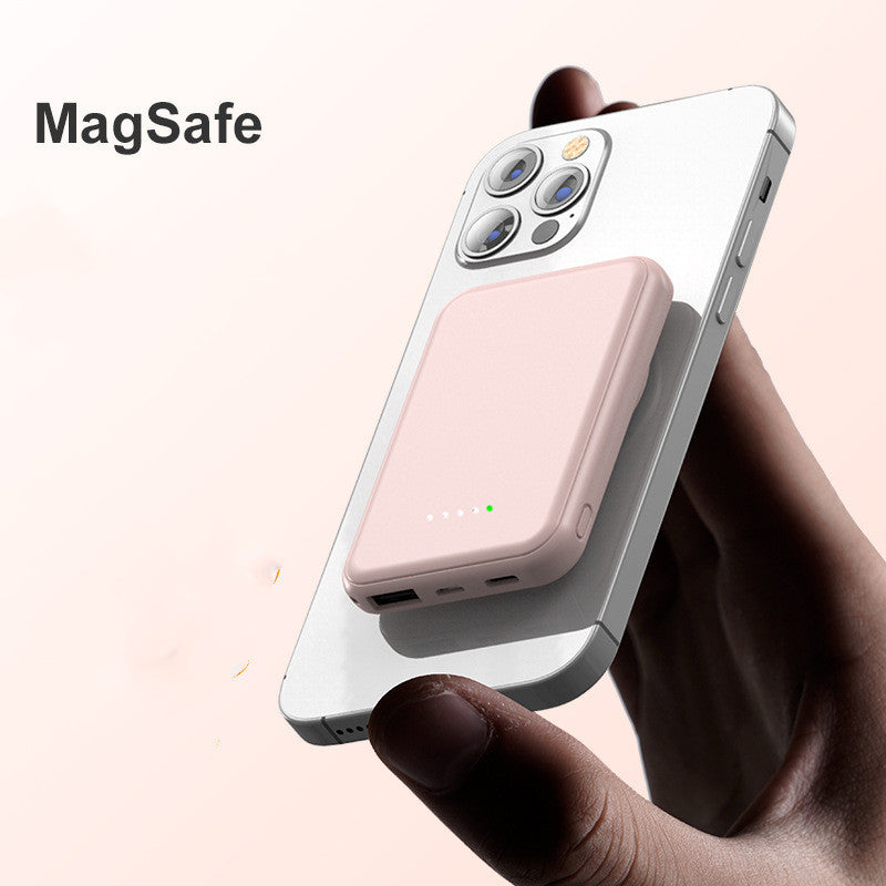 Mini chargeur sans fil magnétique à chargement rapide de 5000 mAh portable