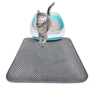 Tapis à litière pour chat en nid d'abeille, tapis imperméable et résistant à l'urine, fournitures pour animaux de compagnie.