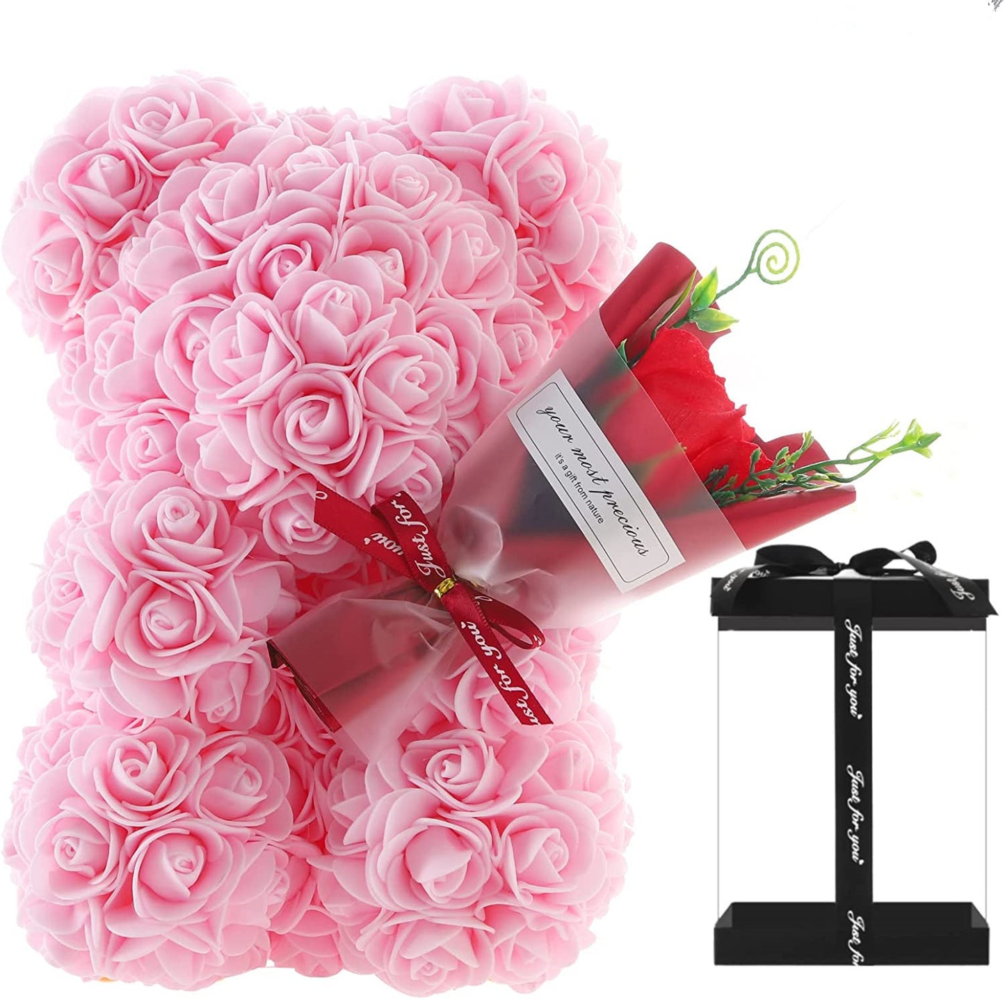 Rose préservée fleur fraîche cadeau d'anniversaire de Saint Valentin pour petite amie