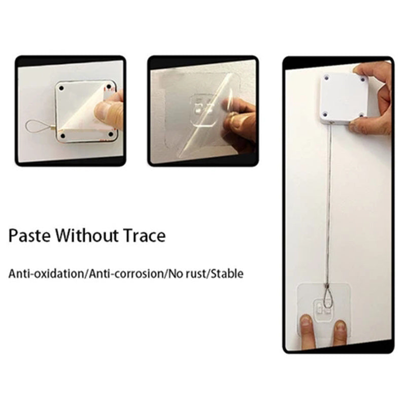 Dispositif de fermeture automatique de porte sans contact, avec fermeture douce, pour portes coulissantes et portes en verre, tension de 500g à 1000g.