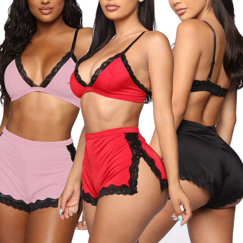 Femmes Sexy Vêtements de nuit Lingerie Dentelle Soutien-gorge