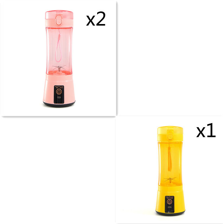 Extracteur de jus de fruits électrique portable sans fil, mixeur mini rechargeable par USB, machine à smoothie multifonction pour l'été, fournitures de cuisine.
