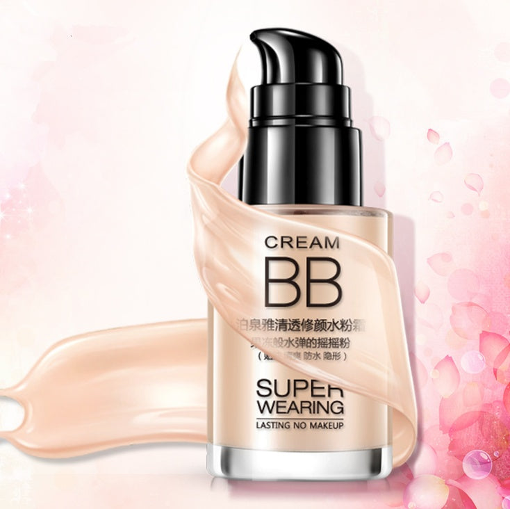 Crème hydratante claire et élégante, crème BB de maquillage nude, correcteur de maquillage, crème BB hydratante.