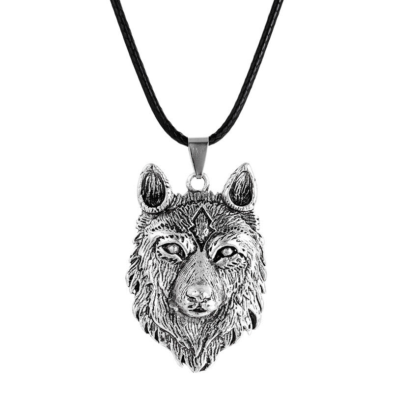 Collier totem animal rétro européen et américain