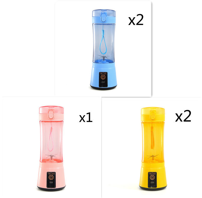 Extracteur de jus de fruits électrique portable sans fil, mixeur mini rechargeable par USB, machine à smoothie multifonction pour l'été, fournitures de cuisine.