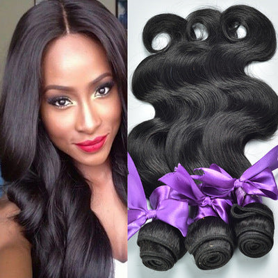 Perruque en cheveux naturels Coiffure Extensions de cheveux Vague corporelle Offres groupées de tissages en cheveux humains Extensions de cheveux humains Naturel et noir profond