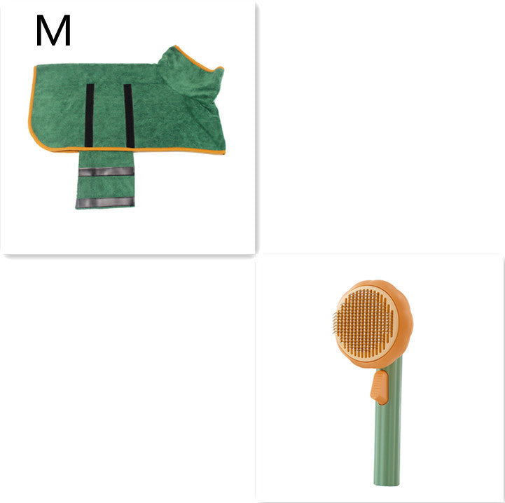 Nouvelle brosse pour chat à poils, vente chaude, peigne en acier inoxydable à main, auto-nettoyant, boucleur pour l'élimination des poils.