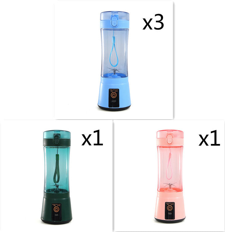 Extracteur de jus de fruits électrique portable sans fil, mixeur mini rechargeable par USB, machine à smoothie multifonction pour l'été, fournitures de cuisine.