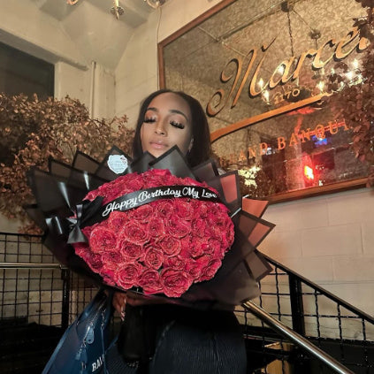 Bouquet de mariée personnalisé pour la Saint-Valentin, fleurs fraîches préservées.