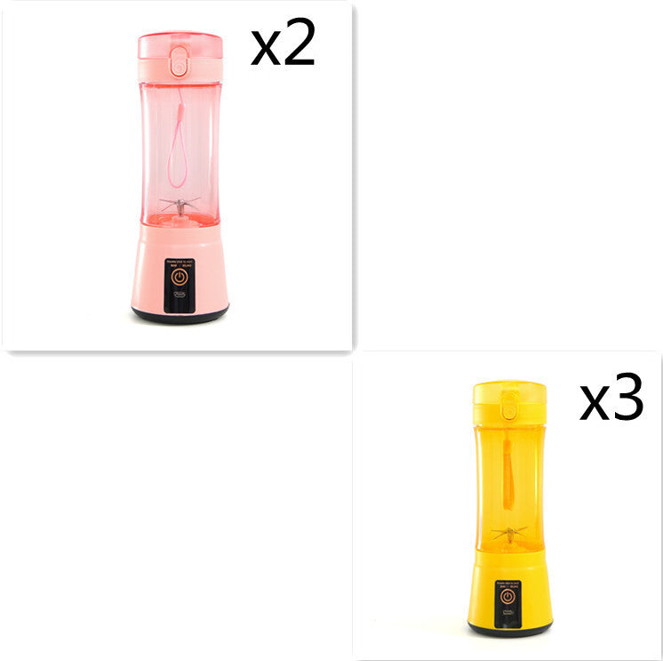 Extracteur de jus de fruits électrique portable sans fil, mixeur mini rechargeable par USB, machine à smoothie multifonction pour l'été, fournitures de cuisine.