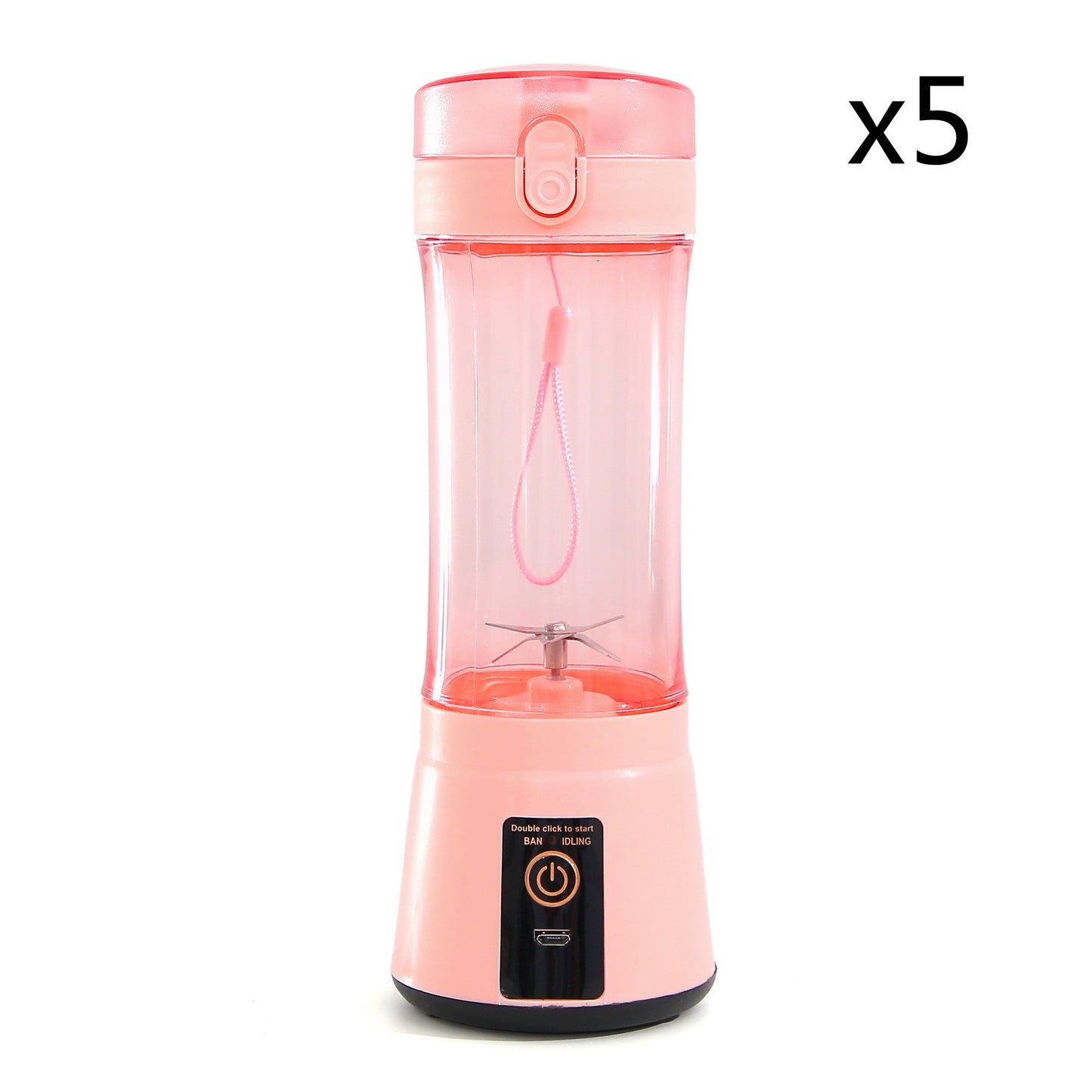 Extracteur de jus de fruits électrique portable sans fil, mixeur mini rechargeable par USB, machine à smoothie multifonction pour l'été, fournitures de cuisine.