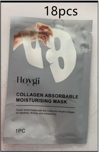 Masque Bio Collagène Véritable Profond, Masque de Collagène de Nuit, Masque de Soins du Visage au Collagène Hydratant Anti-Âge