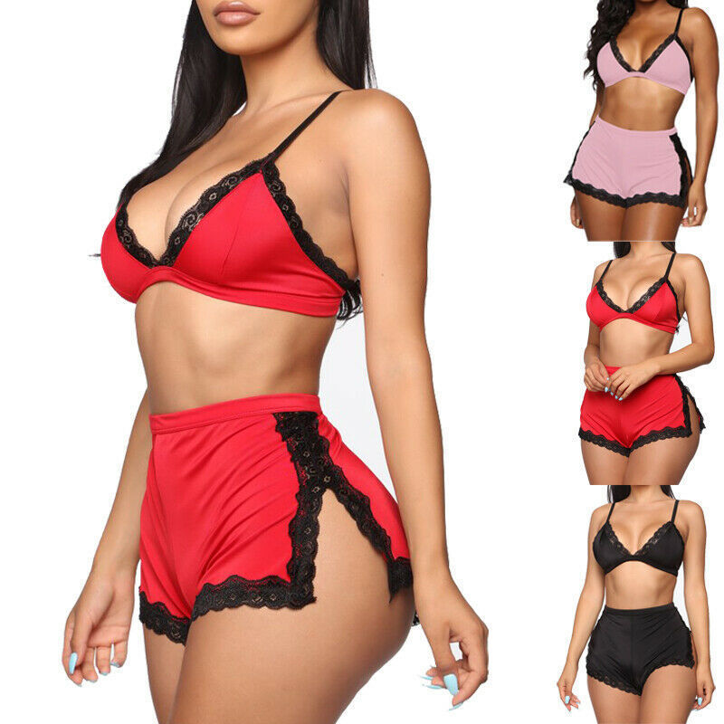 Femmes Sexy Vêtements de nuit Lingerie Dentelle Soutien-gorge