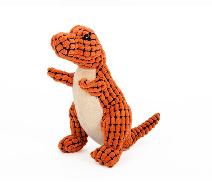 Jouets pour animaux de compagnie dinosaures, jouets interactifs pour chiens géants, jouets à mâcher pour grands chiens, jouets en peluche pour chihuahuas avec rembourrage et siffleurs.