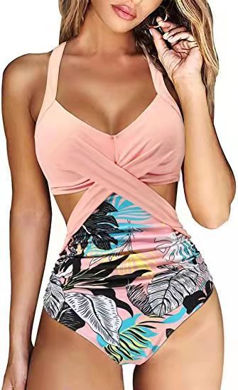 Maillot de bain sexy pour femme avec croix au milieu