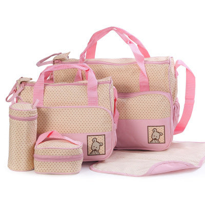 Sac à couches pour bébé, adapté pour maman, support de biberon, mère, poussette, ensembles de sacs à couches de maternité.