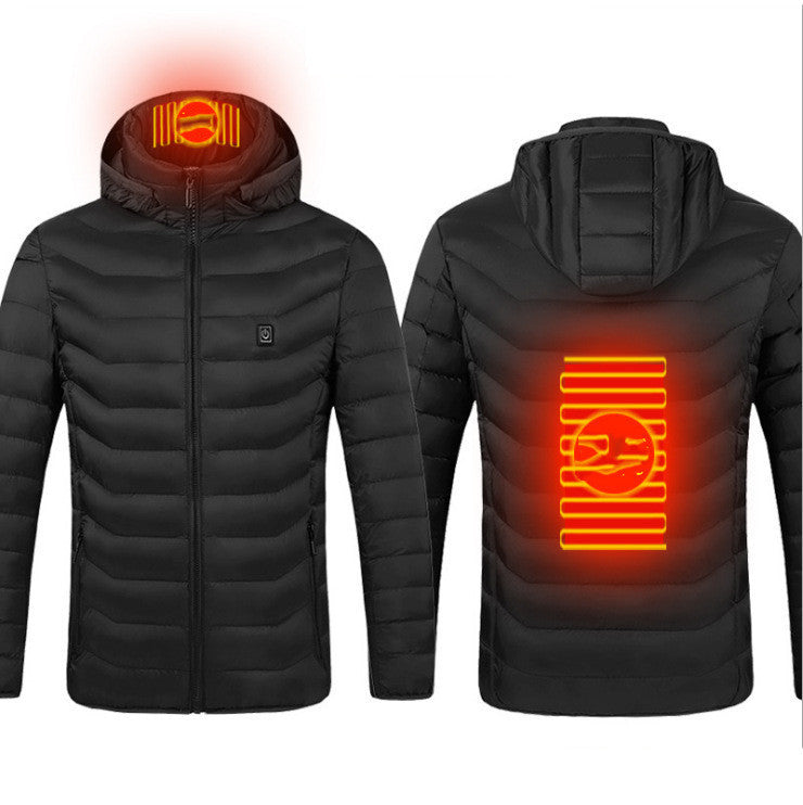 Nouvelle veste chauffante manteau USB veste électrique manteau en coton chauffage vêtements thermiques gilet chauffant vêtements pour hommes hiver