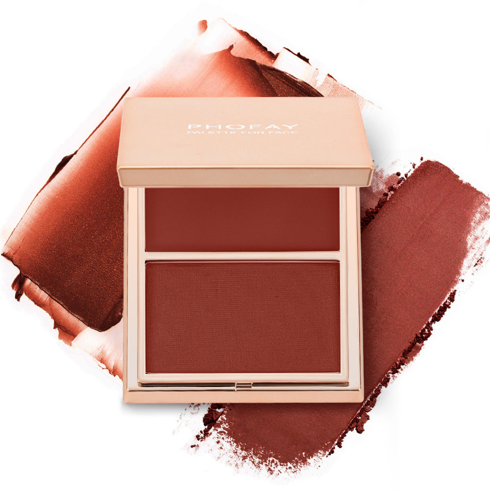 Crème et poudre blush duo PHOFAY Double-Take