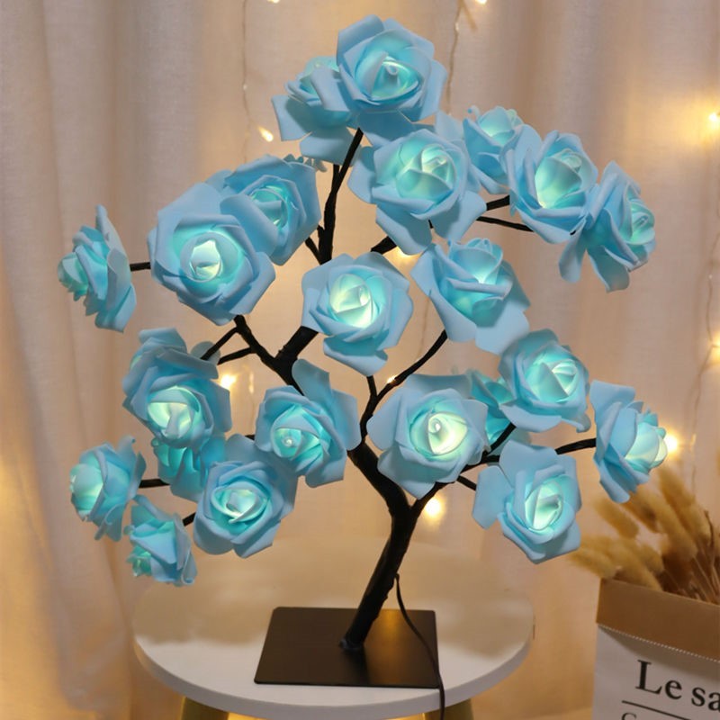 Chambre Rose Arbre Lampe Décoration