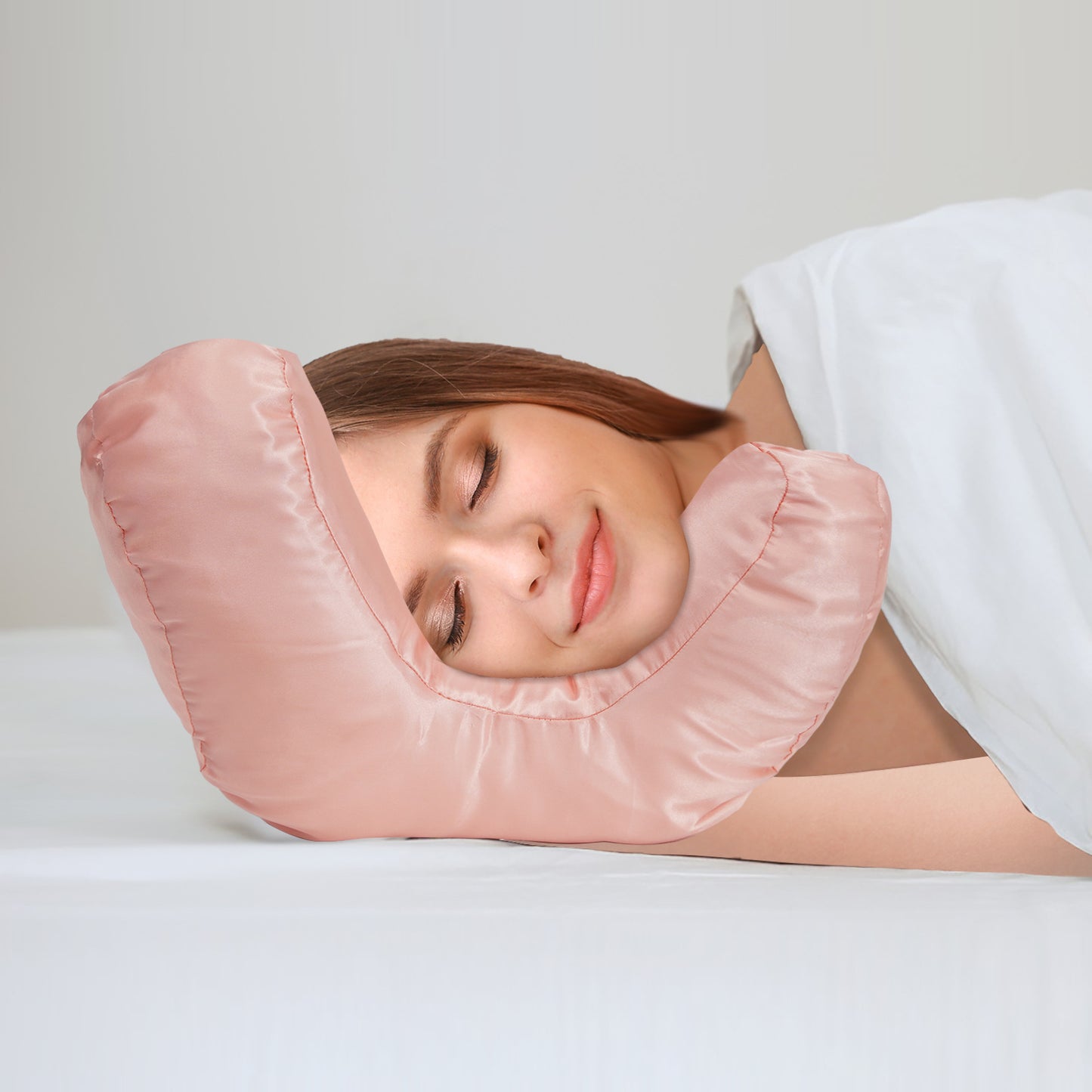 Oreiller de massage pour dormir sur le côté, oreiller de beauté pour dormir sur le côté, oreiller de massage anti-rides pour dormir sur le côté