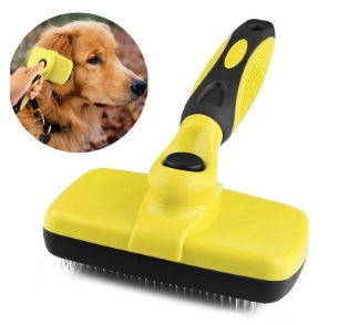 Compatible avec Apple, brosse à cheveux propre pour chien Benepaw Premium auto, imperméable, confortable, petit chien, grand peigne de toilettage pour animaux, outils pour chat, s'adapte à divers types de poils.