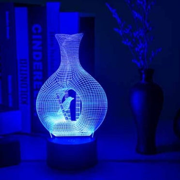 Lampe LED créative en 3D pour la nuit